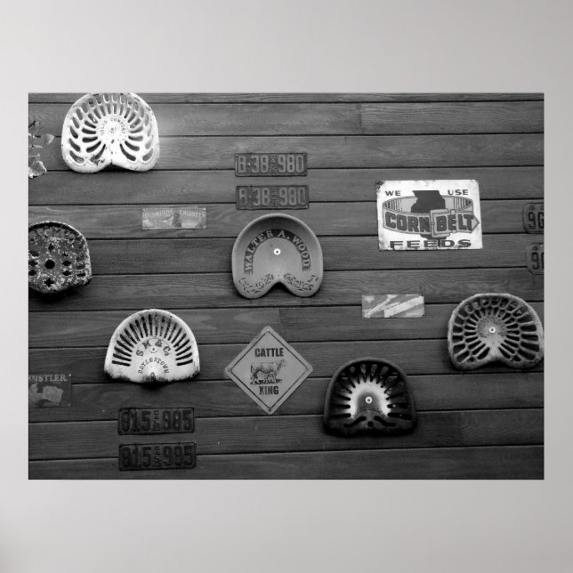 Poster Siège du tracteur (Devant)