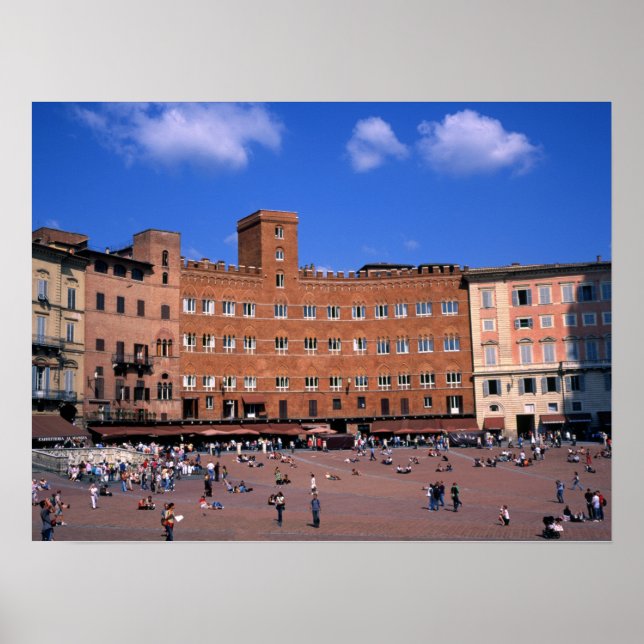 Poster Sienne Toscane Italie (Devant)