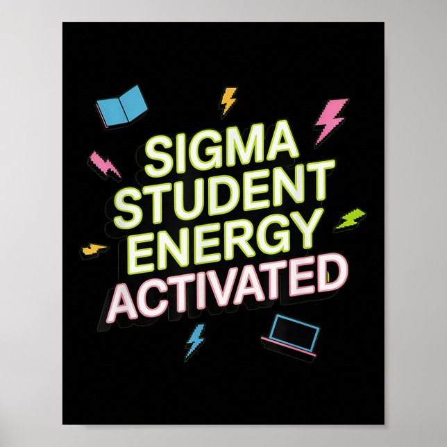 Poster Sigma Student Energy Activated, Back To School, Ge (Devant)
