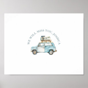 Poster Signable Écrire sur l'adieu