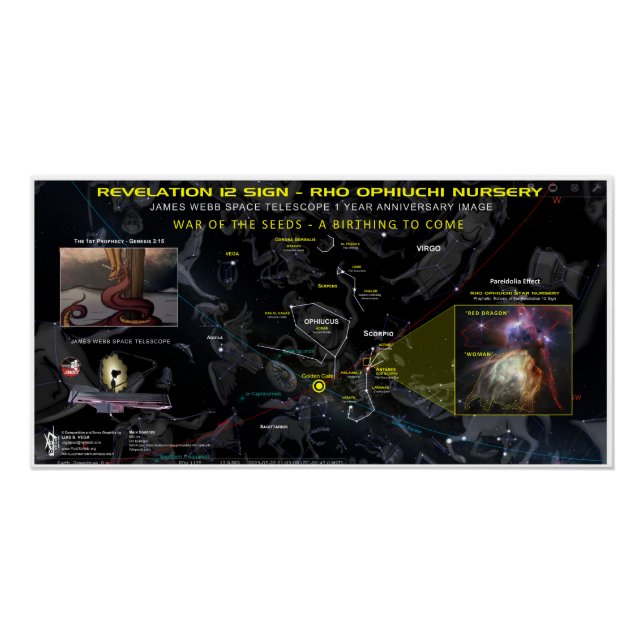 Poster Signal Apocalypse 12 - Rho Ophiuchi Nursery (Devant)