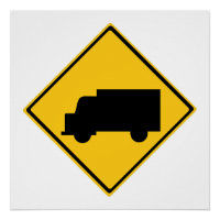 Signal d'avertissement de camion routier