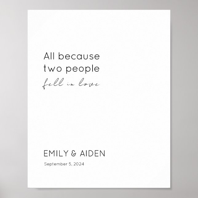 Poster Signal de la partie d'engagement pour le dîner de  (Devant)