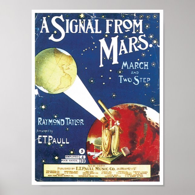 Poster Signal de Mars (Devant)