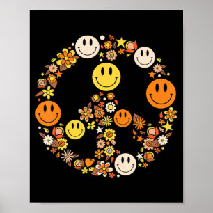 Poster SIGNAL DE PAIX L'amour est hippie Vibes Super Hall
