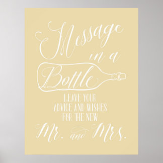 Poster Signal du livre d'invité - Message dans une boutei