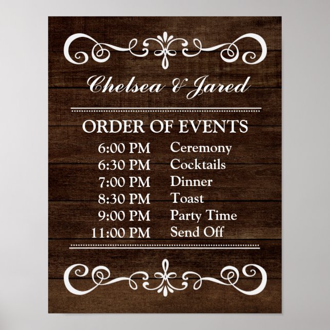 Poster Signal mariage - Calendrier Mariage Sig Mariage ru (Devant)