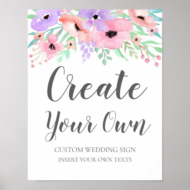 Poster Signal mariage - Créez votre propre signature Mari (Devant)