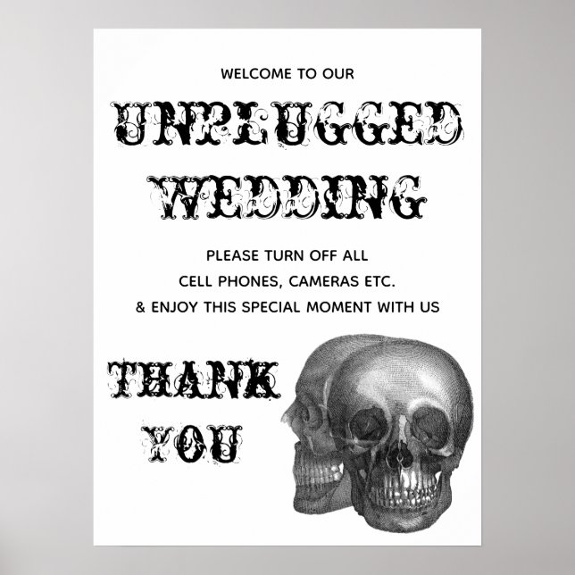 Poster Signal Mariage débranché du crâne (Devant)