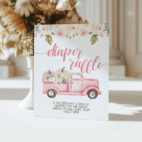 Signal rabat citrouille Baby shower camion