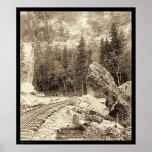 Poster Signal Rock Elk Canyon Black Hills SD 1890