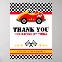 Signalisation de fête d'anniversaire de la voiture