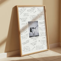 Signature de l'invité du Mariage photo