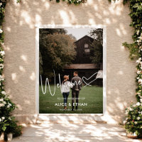 Signature de script Cœur Bienvenue Photo de mariag