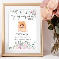 Signature Mariage pompier Signé boisson