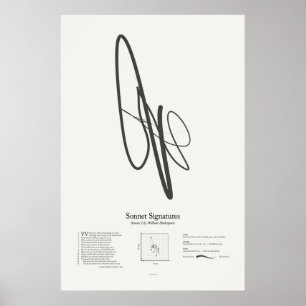 Poster Signatures de sonnet : Sonnet 2