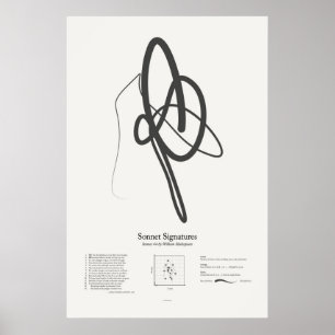 Poster Signatures de sonnet : Sonnet 44