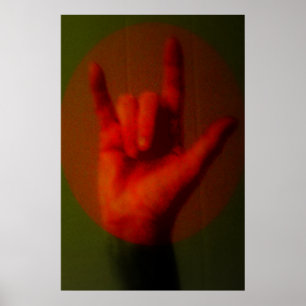 Poster SIGNE ASL Je t'aime