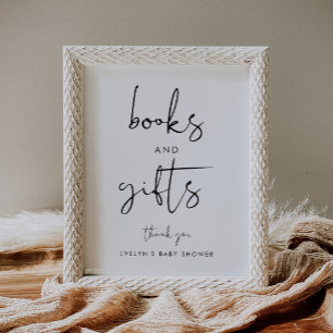Poster SIGNE Baby shower DES Livres Et Cadeaux STELLA