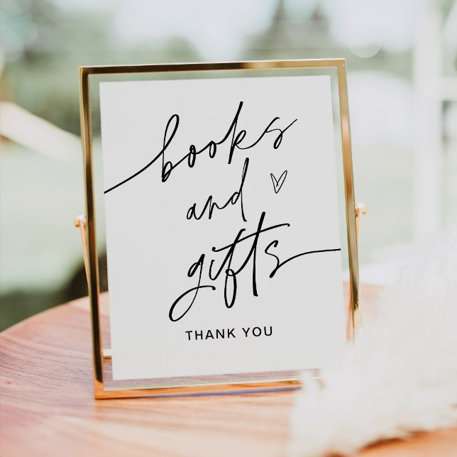 Poster SIGNE Baby shower Livres Et Cadeaux EVERLEIGH (Créateur téléchargé)