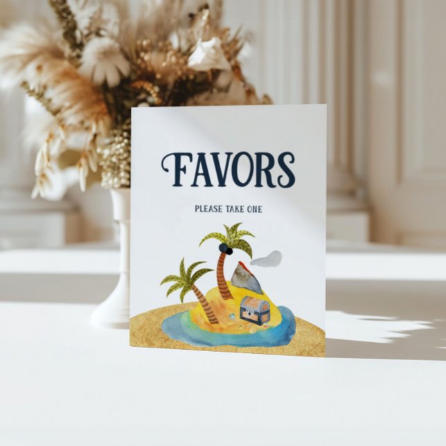 Poster SIGNE Baby shower Pirates Faveurs (Créateur téléchargé)