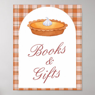 Poster Signe Cutie Baby shower à tarte Livres & Cadeaux
