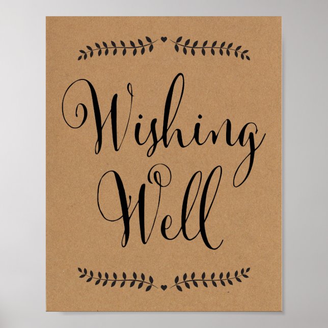 Poster Signe de bien-être / Signe de bien-être mariage (Devant)