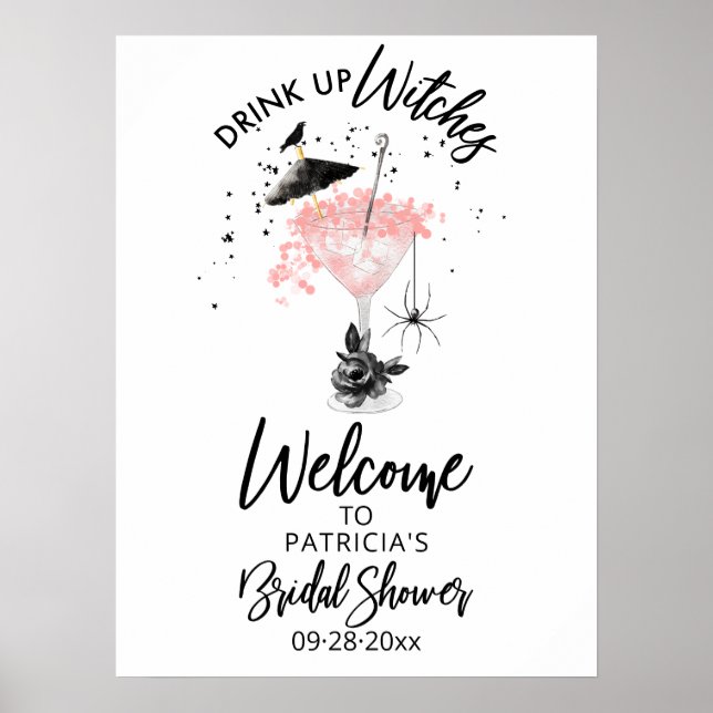 Poster Signe de bienvenue pour enterrement de vie de jeun (Devant)