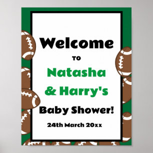 Poster SIGNE DE FÊTE DE Football Personnalisé