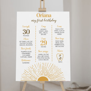 POSTER SIGNE DE JEUX DU PREMIER ANNIVERSAIRE