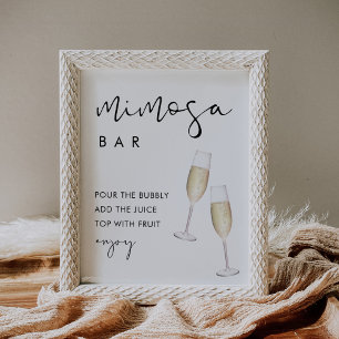 Poster SIGNE DE LA BARRE STELLA Mimosa