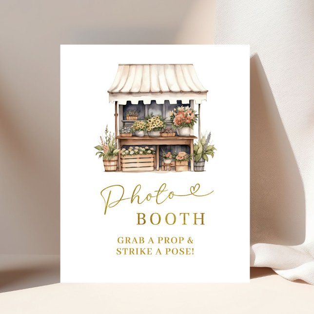 Poster Signe de la fête PhotoBooth (Créateur téléchargé)