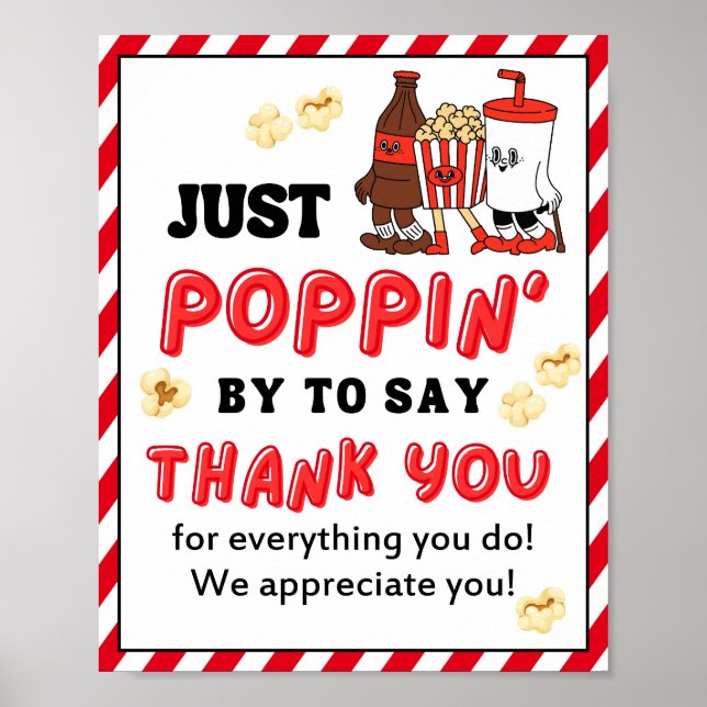 Poster Signe de la semaine d'appréciation, Signe d'appréc (Devant)