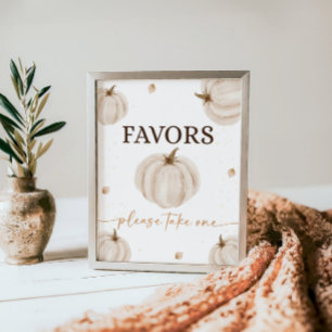 Poster Signe de nos faveurs pour l'anniversaire de notre