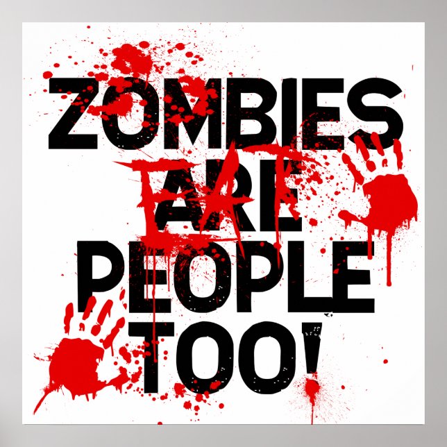 Poster Signe de protestation (Devant)