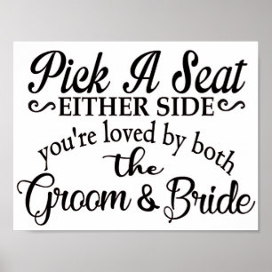 Poster SIGNE DE SIÈGE mariage