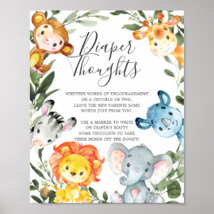 Poster SIGNE DES Baby showers DE LA PESTE DE LA DENRÉE