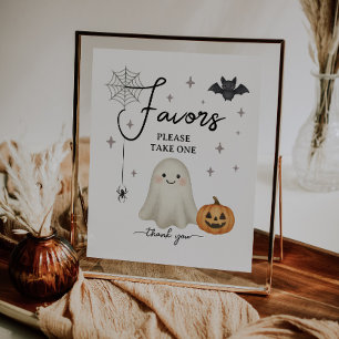 Poster SIGNE DES Baby showers D'Halloween