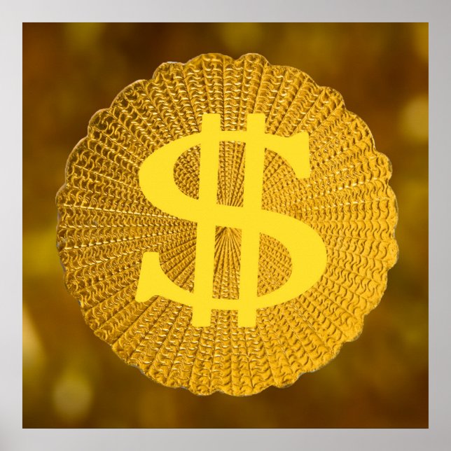Poster signe dollar (Devant)