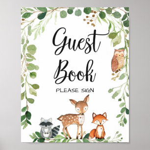 Poster SIGNE DU Baby shower DU LIVRE D'INVITATION POUR LE