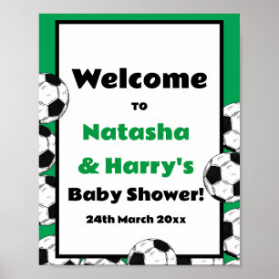 Poster Signe du groupe de football personnalisé