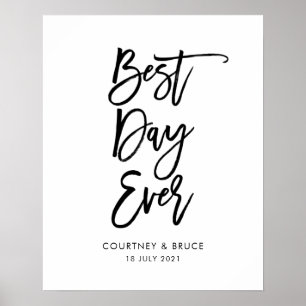 Poster Signe du jour le plus mariage