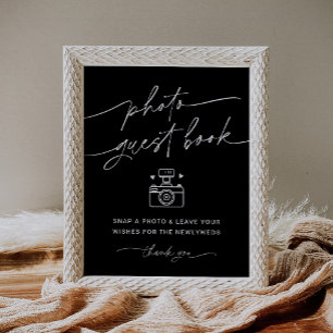 Poster SIGNE DU LIVRE D'INVITATION NOIR Photo