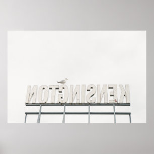 POSTER SIGNE DU MARCHÉ DE KENSINGTON, TORONTO, CANADA