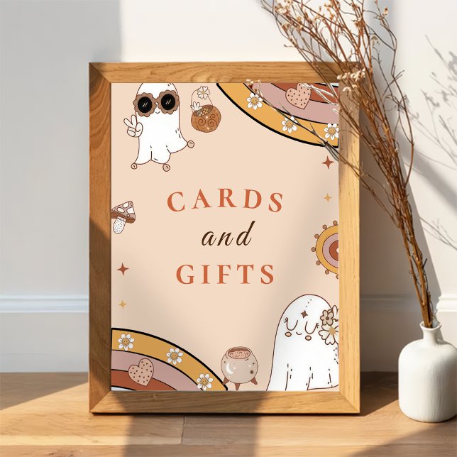Poster Signe Halloween Baby showers cartes & cadeaux (Créateur téléchargé)