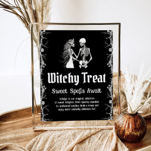 Poster SIGNE Halloween Skeleton Witchen Treat Sweets