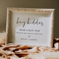 SIGNE Mariage DE Sac Busy POUR LES ENFANTS STELLA