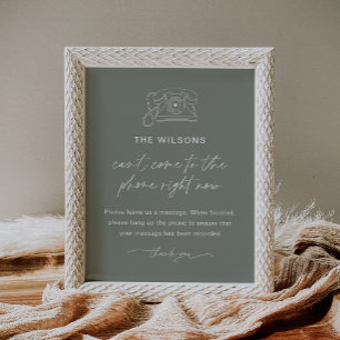 Poster SIGNE Mariage du livre d'invité SAGE Audio