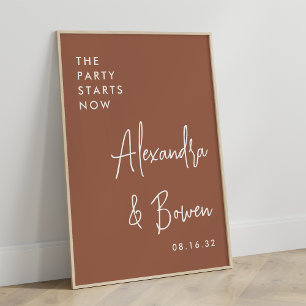Poster Signe Mariage du Parti   Rouille
