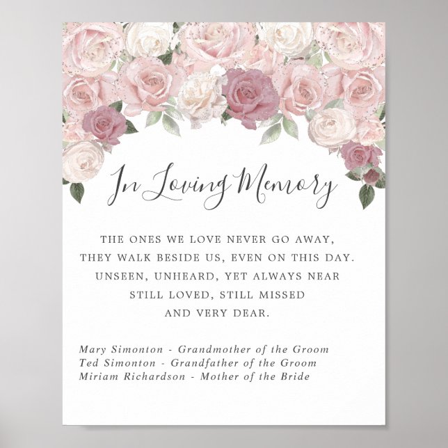 Poster SIGNE Mariage Rose Rose Rose Rose Rose (Devant)
